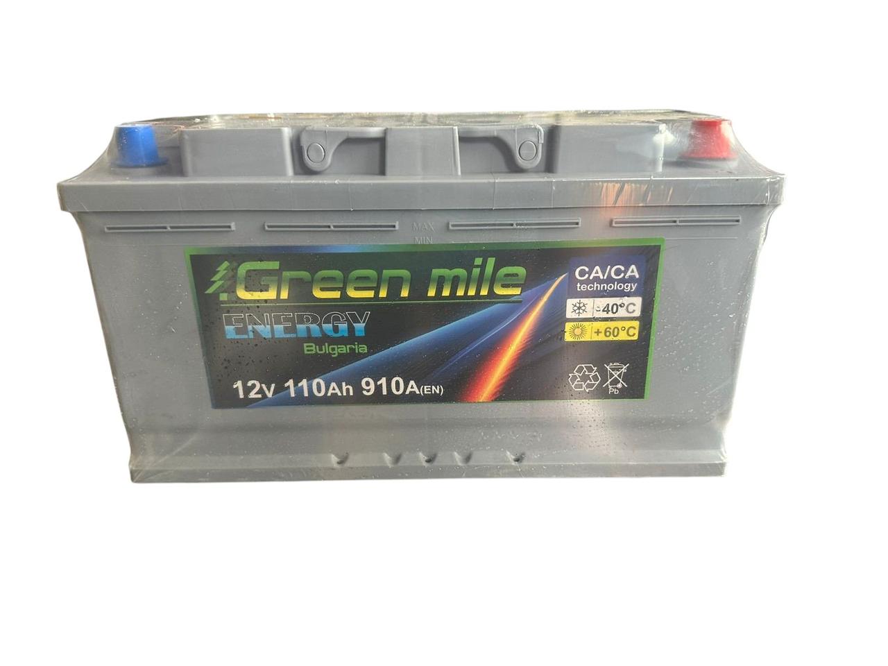 Аккумулятор Green MILE Energy 12V 110Ah 910A(En), фото 1