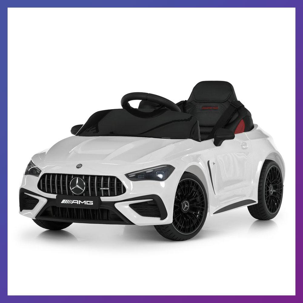 Дитячий електромобіль на акумуляторі Mercedes AMG M 6292 з пультом радіокерування для дітей 3-8 років Білий, фото 1