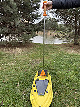 Палиця для кораблика "Покльовочка" 106см помаранчева гачок 8см