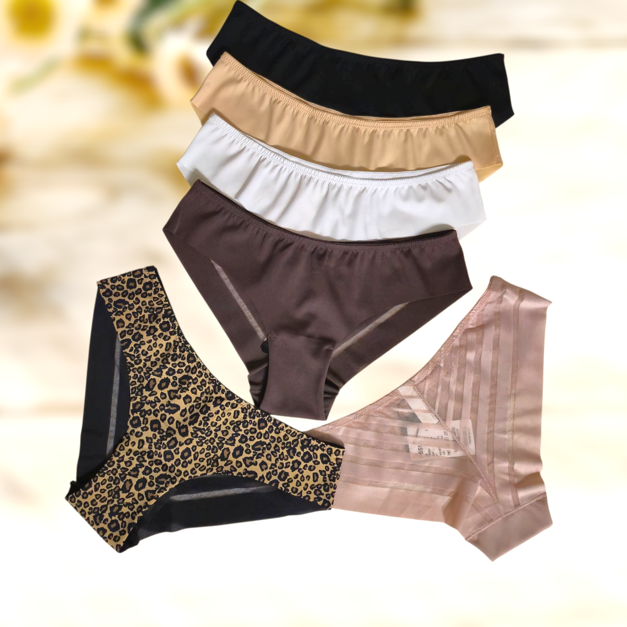 Трусики безшовні Acousma з сіточкою сліп  1 шт Розміри M L XL, фото 1