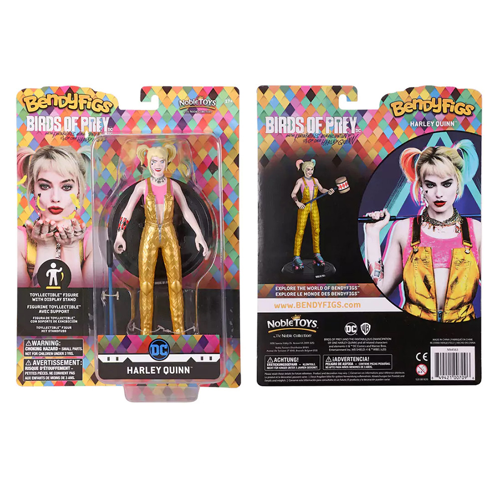Фігурка DC COMICS Harley Quinn BOP witth Mallet Bendyfig (Харлі Квін), фото 1