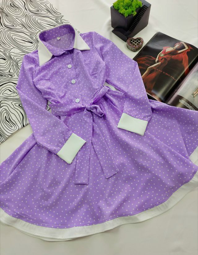 Сукня в горох для дівчинки Сюзана, софт розміри 116-164