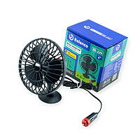 Вентилятор 12 V (d 4" - 10 см) пластик, присоска, 2 скорости Balansa