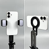 Монопод, трипод для селфі та фотографування 4 в 1 XO SS24 Bluetooth, чорний, фото 9