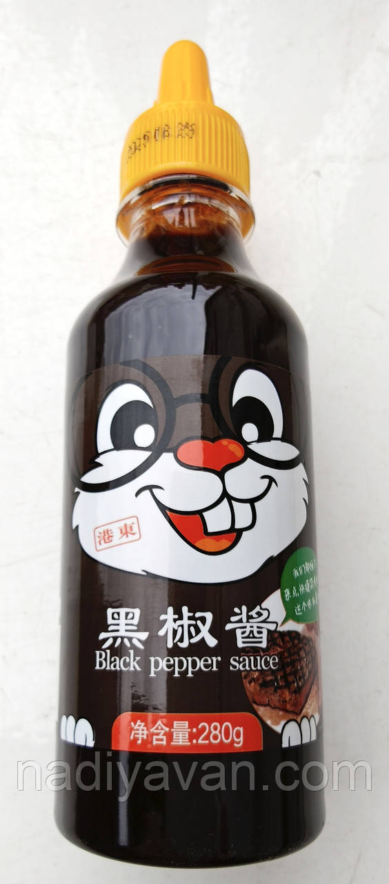 Соус з чорного перцю  Black Pepper Sauce 280г tm Gangdong
