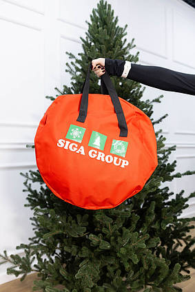 Сумка для різдв'яного вінка 0,15*0,5м червона Д 50 см