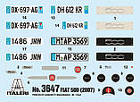 Пластикова модель 1/24 Italeri 3647 італійський автоомбіль Фіат 500 рік випуска 2007, фото 2