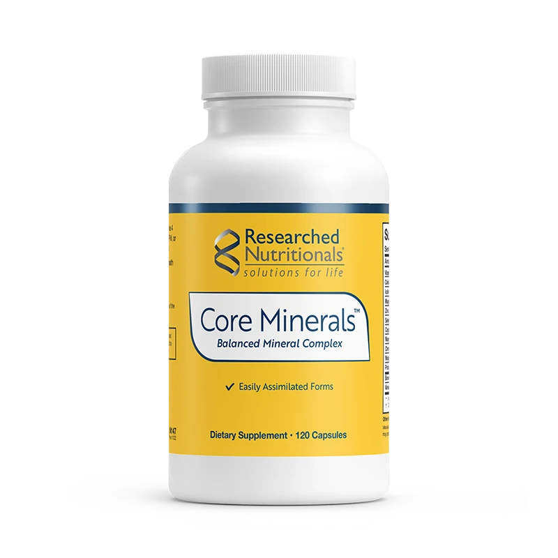 Вітаміни Researched nutritionals Core Minerals, 120 капсул, Ресерч нутрішн мультимінеральний комплекс без заліза (12 мінералів), фото 1