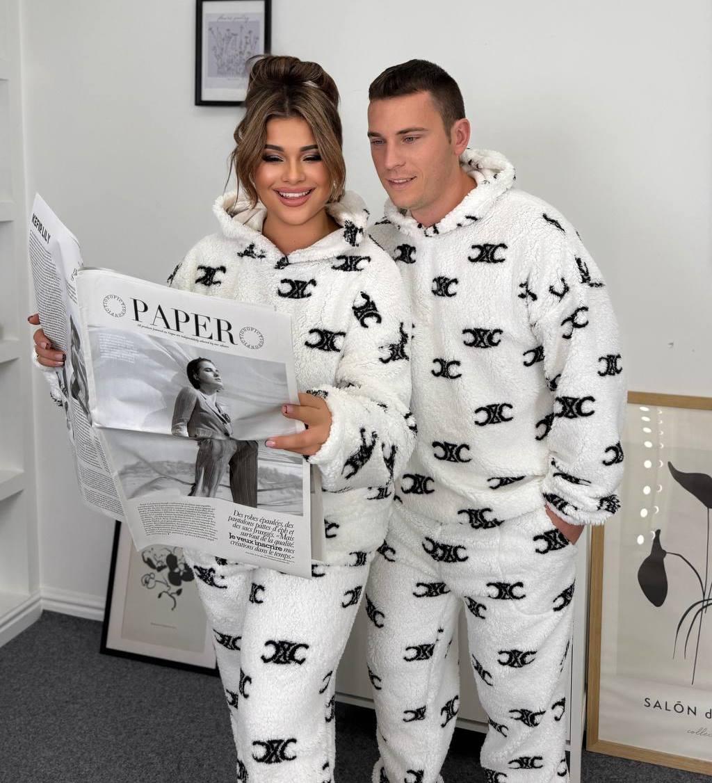 Піжама унісекс махрова тепла 3510, фото 1