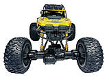 Великий джип машинка на радіоуправлінні повнопривідна для бездоріжжя з підсвіткою та паром Довжина 48 см Великі джипи на пульті, фото 7