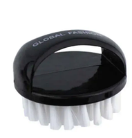 Щітка для видалення пилу з нігтів кругла чорна