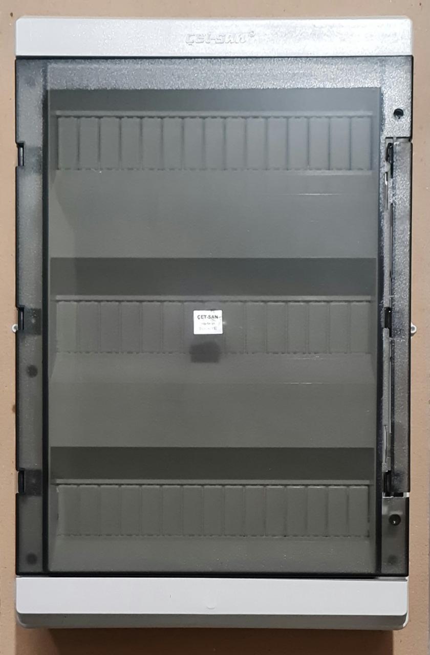 Щиток 45 автоматів відкритого монтажу  IP54  538x350x133, фото 1