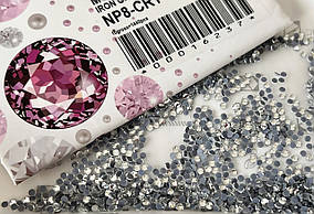 Стрази SS 8 Crystal ( 2,4 мм) гарячоі фіксації, термоклеєві Premium MC CRYSTAJS 100 штук