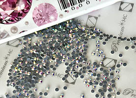 Стрази SS 8 Crystal AB веселкові  ( 2,4 мм) гарячоі фіксації, термоклеєві Premium MC CRYSTAJS 1440 штук