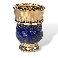 Лампада синя керамічна