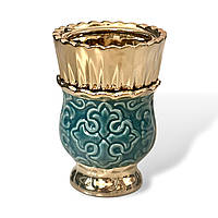 Лампада зелена керамічна