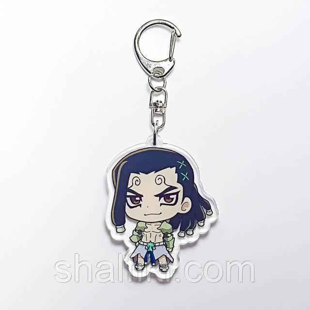 "Мозу (Доктор Стоун / Dr. Stone)" брелок акриловий двосторонній з уф-друком, фото 1