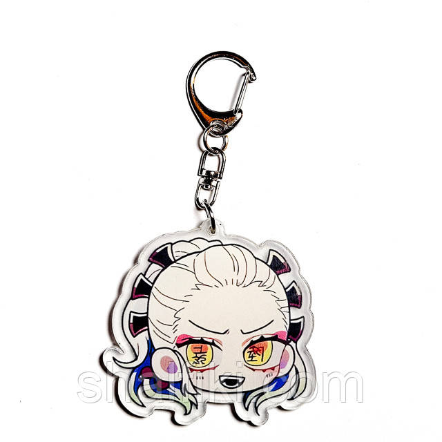 "Дакі (Клинок, який знищує демонів / Demon slayer)" брелок акриловий двосторонній з уф-друком, фото 1