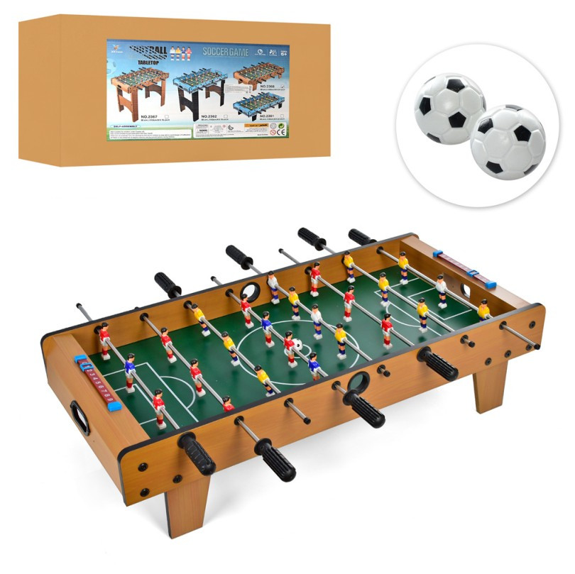 Футбол 2368 напольний дерев'яний на штангах, фото 1