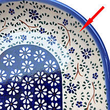 Блюдо овальне з бортиком 33 Квіткове небо. OUTLET, фото 2