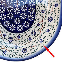 Блюдо овальне з бортиком 33 Квіткове небо. OUTLET, фото 3