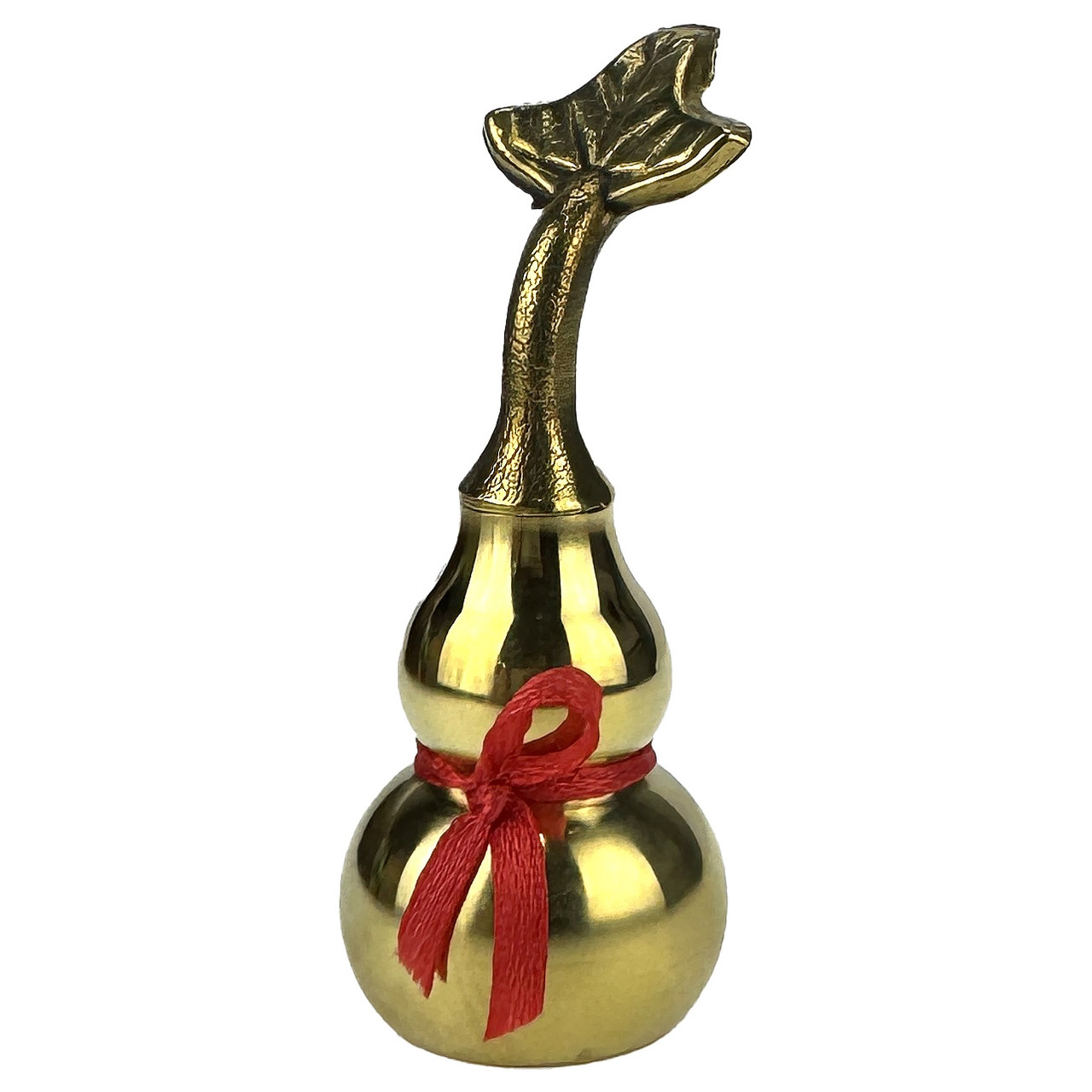 Гарбуз-горлянка з кришкою 8х3х3 см золотистий (3075)