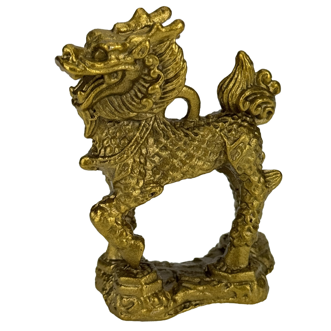 Статуетка Цилінь або Кірін 6х5х3 см бронзова (A8102)