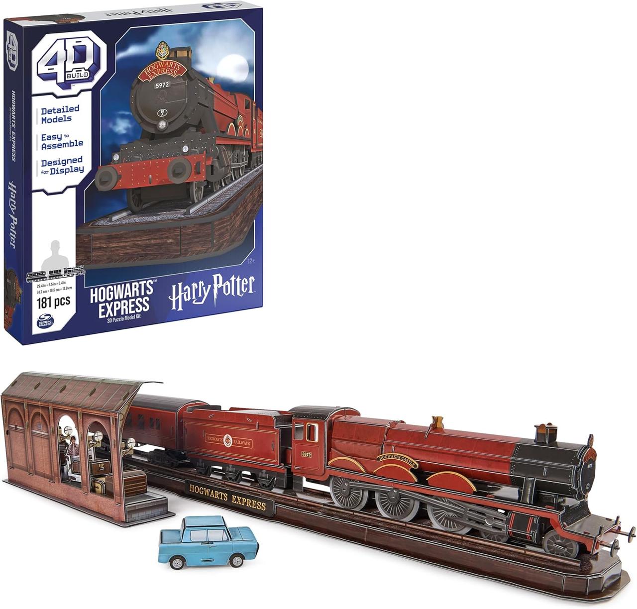 4D Build Harry Potter Hogwarts Express 3Dмодель Гоґвортс-експрес Spin Master Оригінал, фото 1