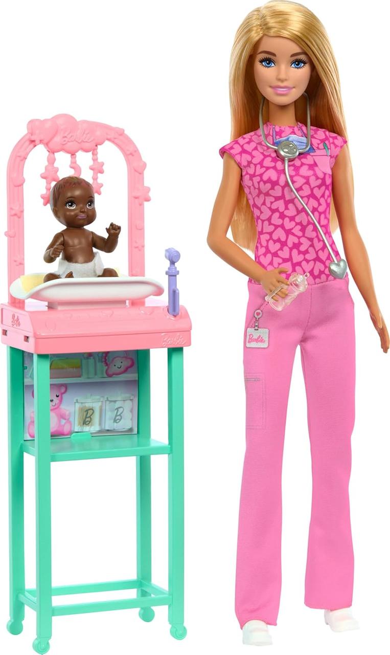 Лялька Barbie Baby Doctor Лікар Педіатр JCR72, фото 1