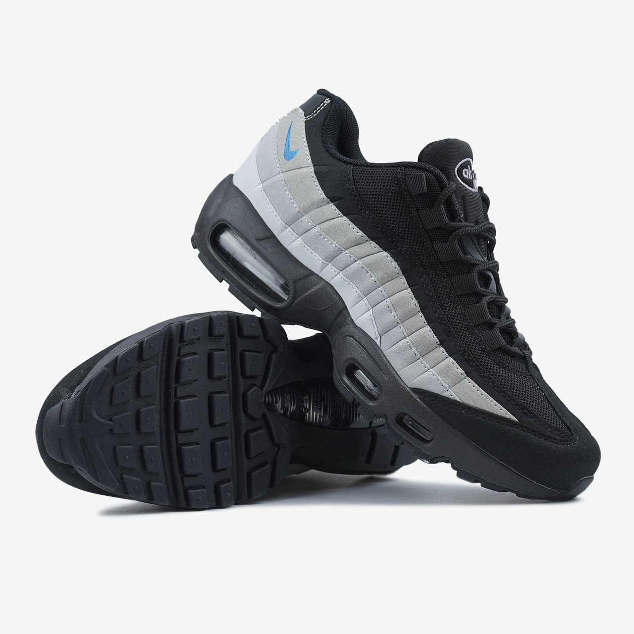 Nike Air Max 95 Black Grey Blue, фото 1