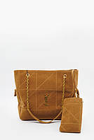 Saint Laurent Jamie Shopping in Lambskin Taupe