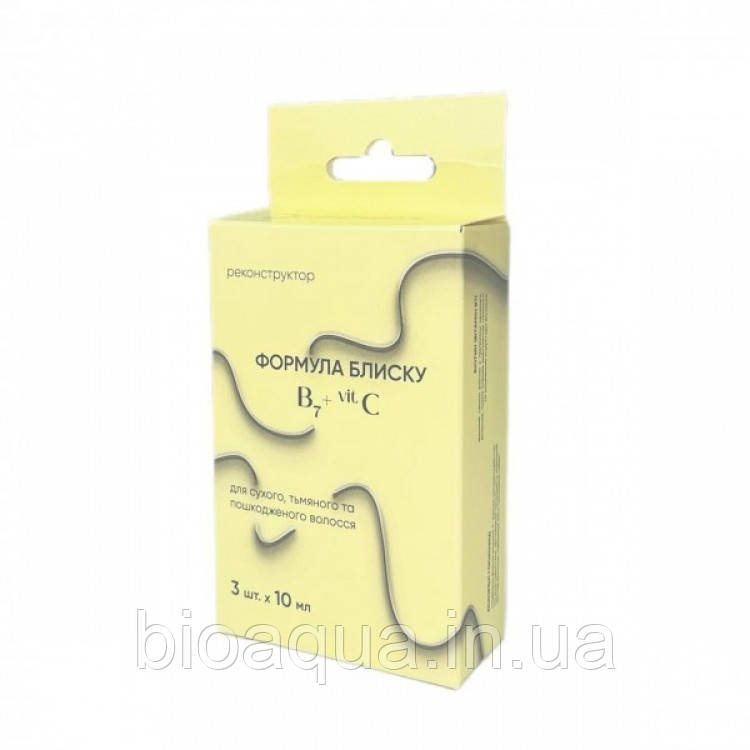 Набір Soika 3 в 1 «Формула Блиску» реконструктор для сухого, ламкого та посіченого волосся, фото 1