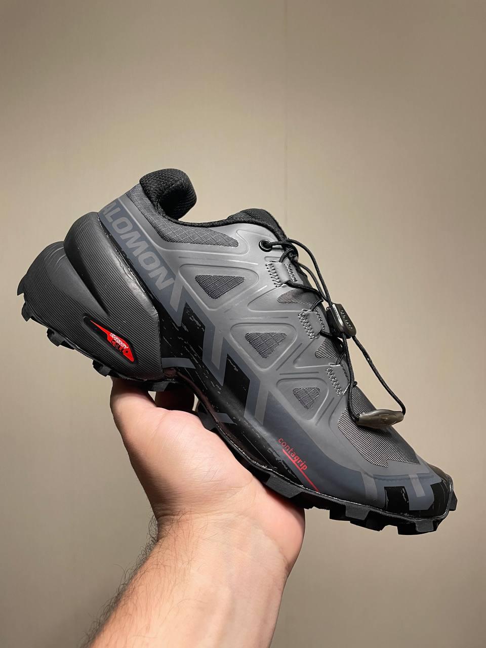 Salomon Speedcross 6 Running Grey Black, фото 1
