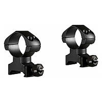 Кільця Hawke Precision Steel (25.4 мм) High на Weaver/Picatinny