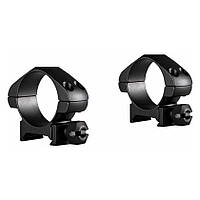 Кільця Hawke Precision Steel (30 мм) Low на Weaver/Picatinny