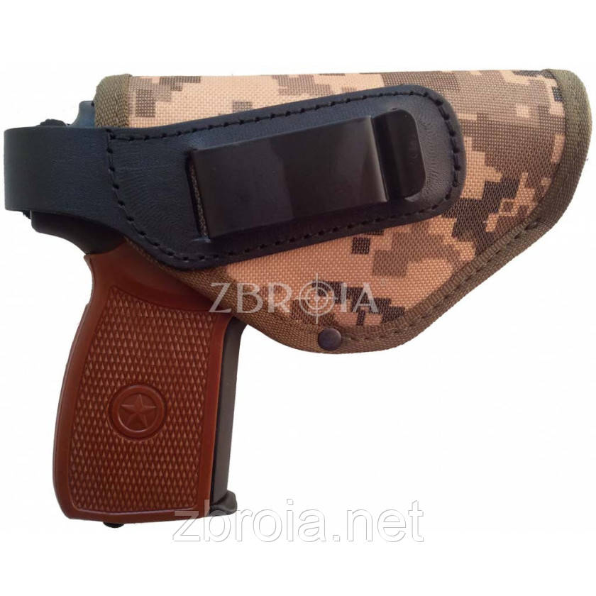 Кобура поясна Beneks скоба для ПМ (синтетика- шкіра, цифра)