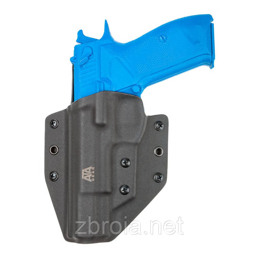 Кобура ATA-Gear Hit Factor ver.1 Black для Форт-14 ТП овальна пікатінні (шульга)