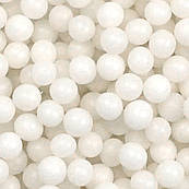 Бусинки цукрові Перлини білі 10 мм (25 г)