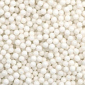 Бусинки цукрові Перлини білі 4 мм (25 г)