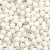 Бусинки цукрові Перлини білі 7 мм (25 г)