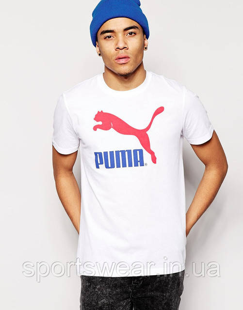 Біла Футболка чоловіча Пума Puma "" В стилі Puma ""