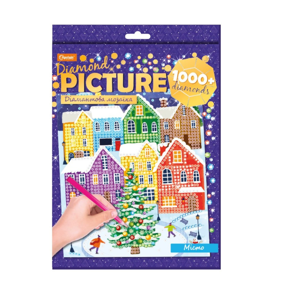 Набір для творчості діамантова мозаїка "Місто" НТ-34-04, фото 1