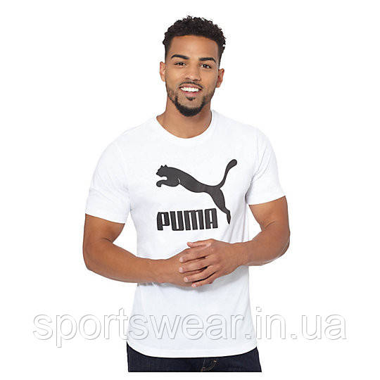 Біла Футболка Puma logo чоловіча "" В стилі Puma ""