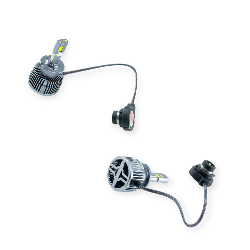 Автолампа LED D2 12V 6000K 10000L Dseries радіатор з вентилятором та обманкой MICHI SVS-LED D2 MICHI, фото 1