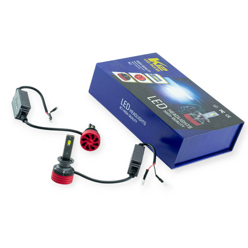 Автолампа LED H1 12V K12Mini 6500K 70W радіатор та обманка Optimal-L SVS-OPL-K12Mini+обманка H1, фото 1