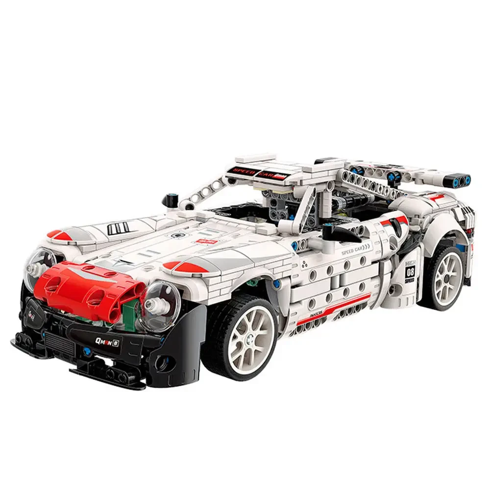 Дитячий набір Qman 54008 RC-автомобіль на пульті з аксесуарами та 415 елементами, фото 1