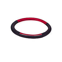 Чохол керма l шкірзам (39 - 41 см) чорний vitol перфор., 2 червоні вставки SVS-17003RD L