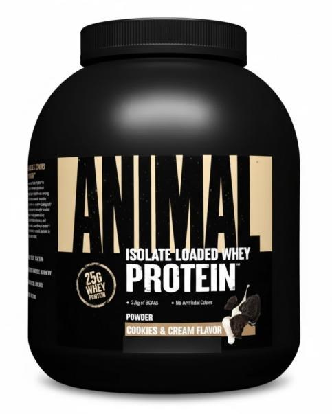 Протеїн UNIVERSAL Animal Isolate Loaded Whey Protein 1810 грам Смак: cookies cream, фото 1