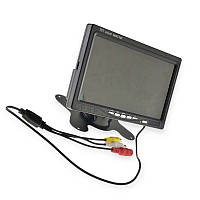 Монітор для підключення камери задн. виду 7,0, 800х480,12-24В, 2 відео входи, кронштейн, ніжка пульт CYCLONE SVS-ET-739