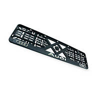 Рамка під номер книжка "audi" рельєфна хром EurotermiX SVS-AUDI  SPR